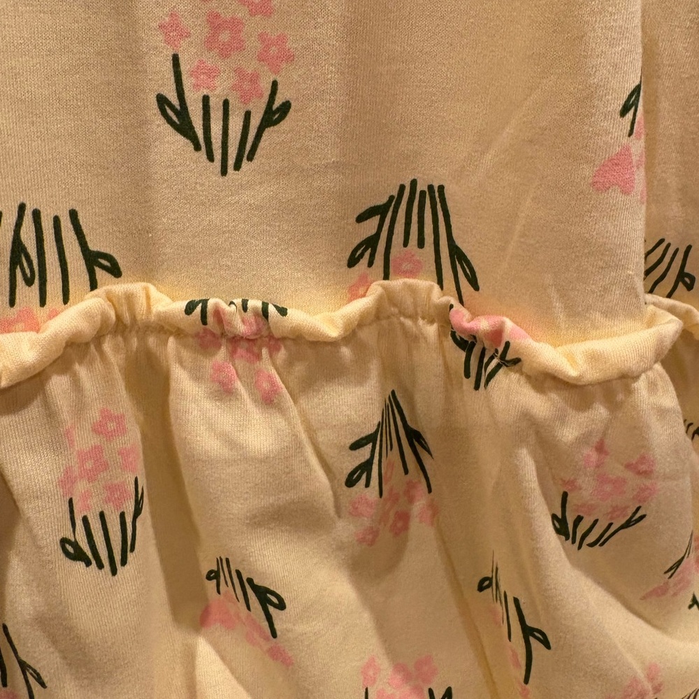 GIRLS TIERED RUFFEL DRESS - Picture 2 of 6